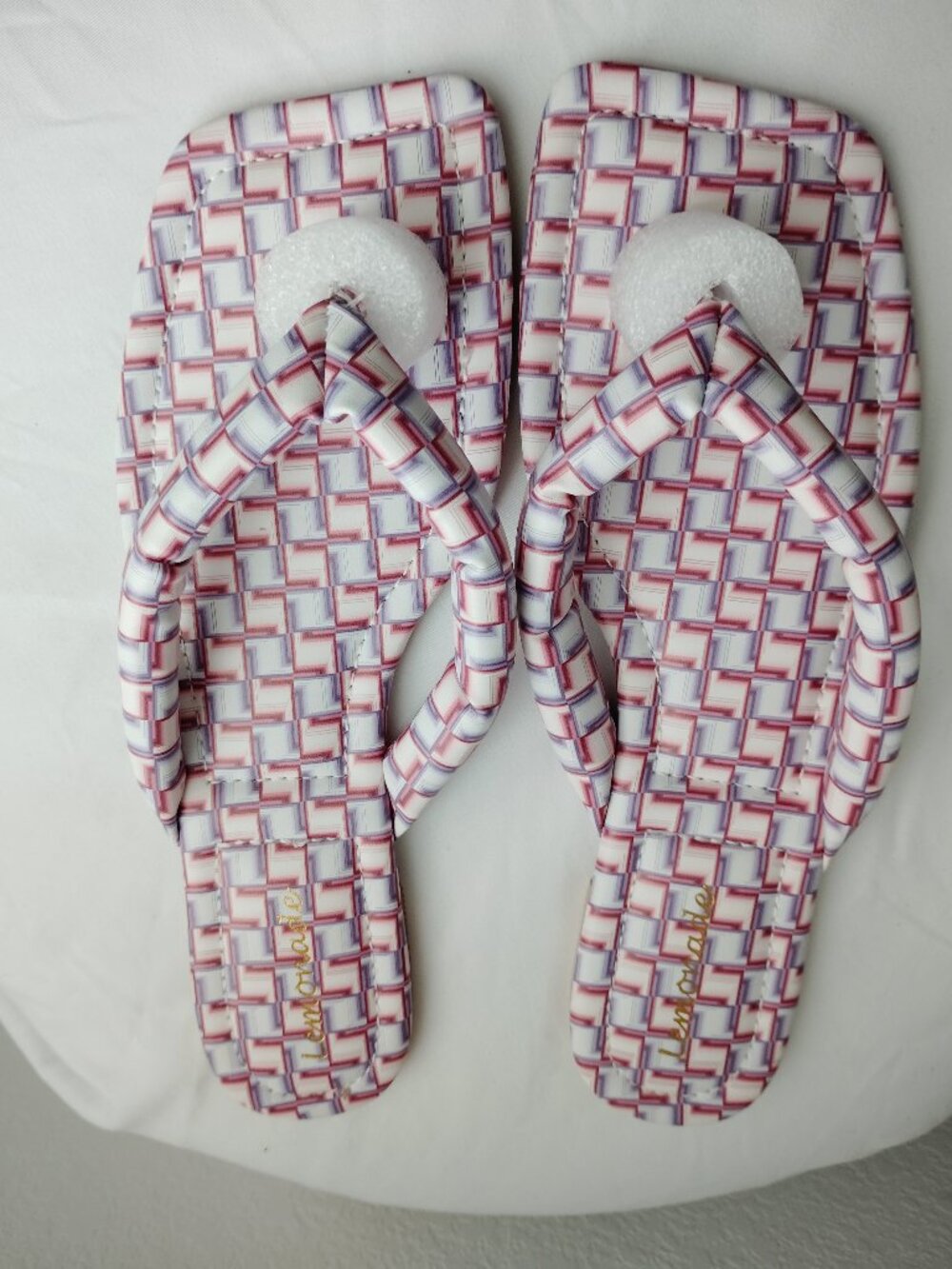 Multi color thong slipper